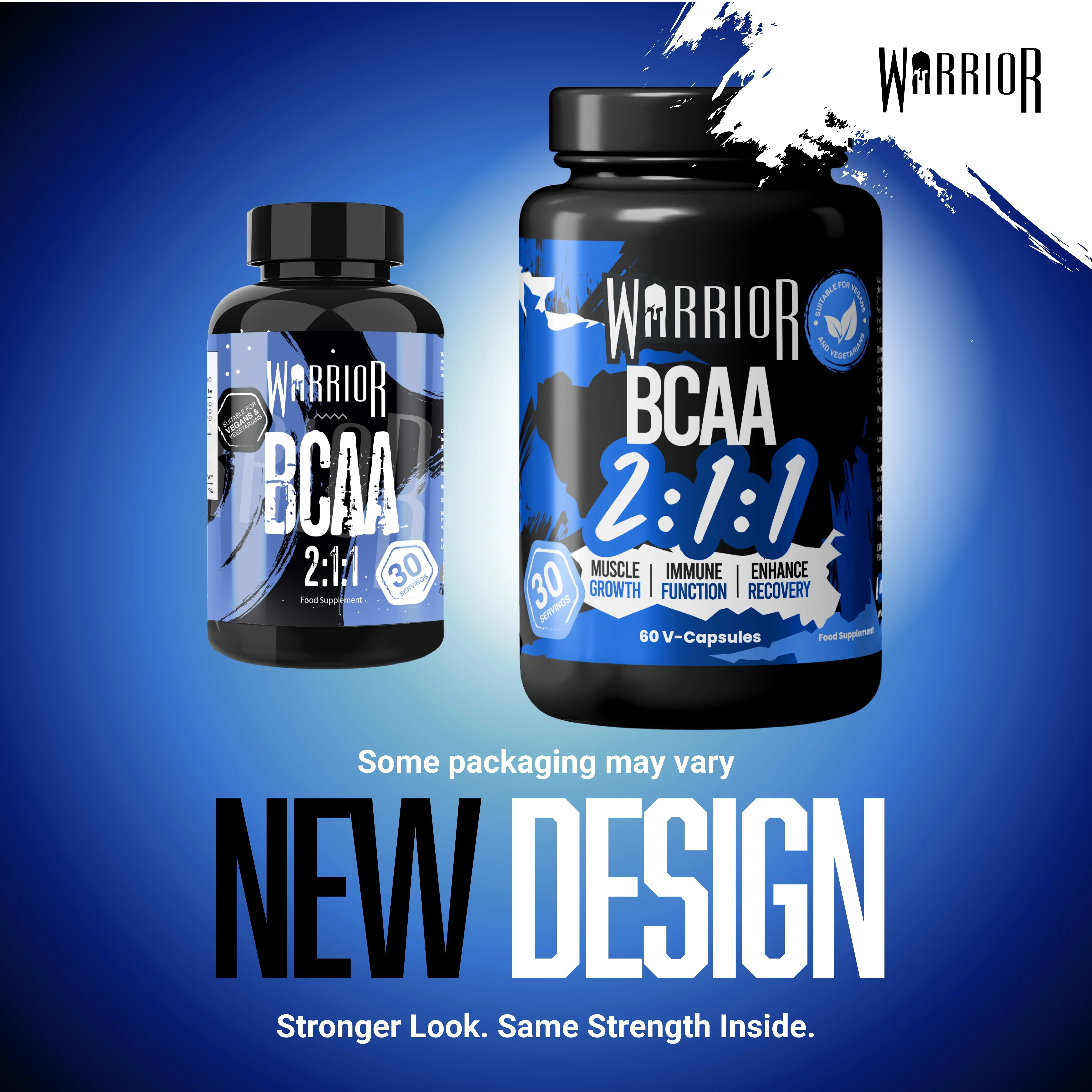 Warrior BCAA 2:1:1 - 60 Caps - Image 10