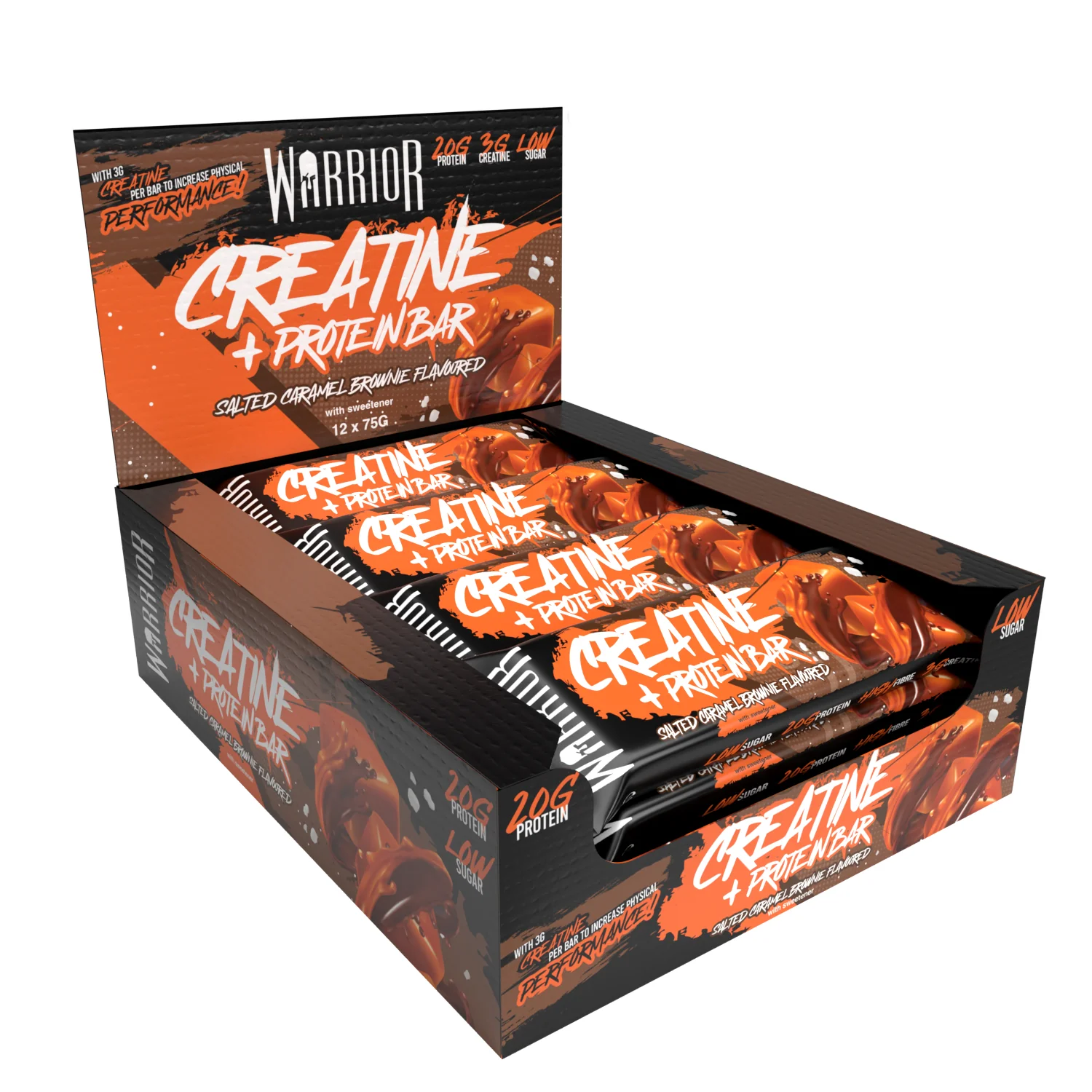 Warrior Creatine Protein Bars - 12 Bars - Strength + Muscle + Recovery - Image 11