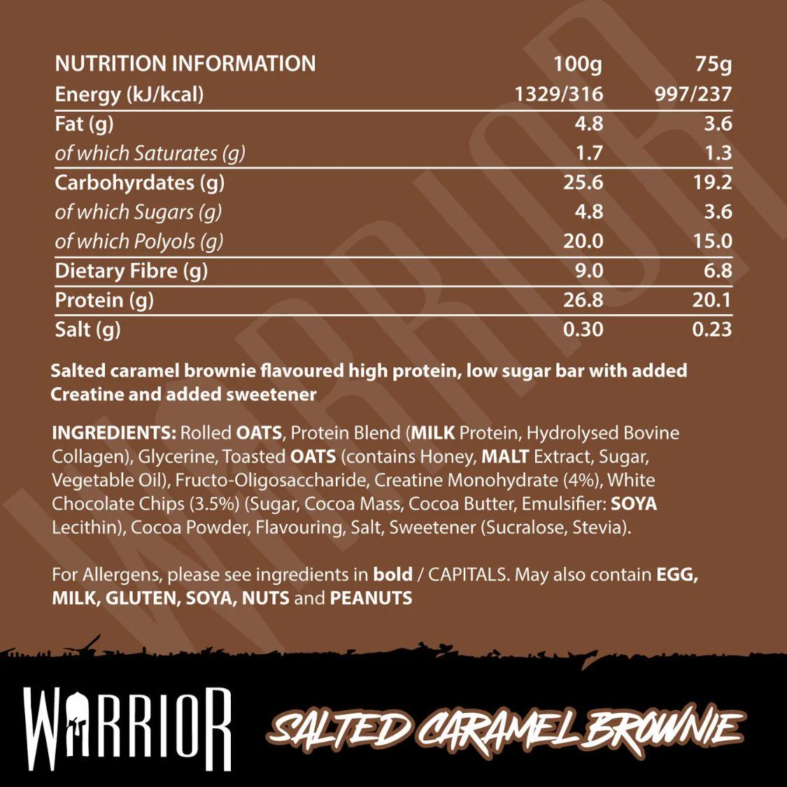 Warrior Creatine Protein Bars - 12 Bars - Strength + Muscle + Recovery - Image 15