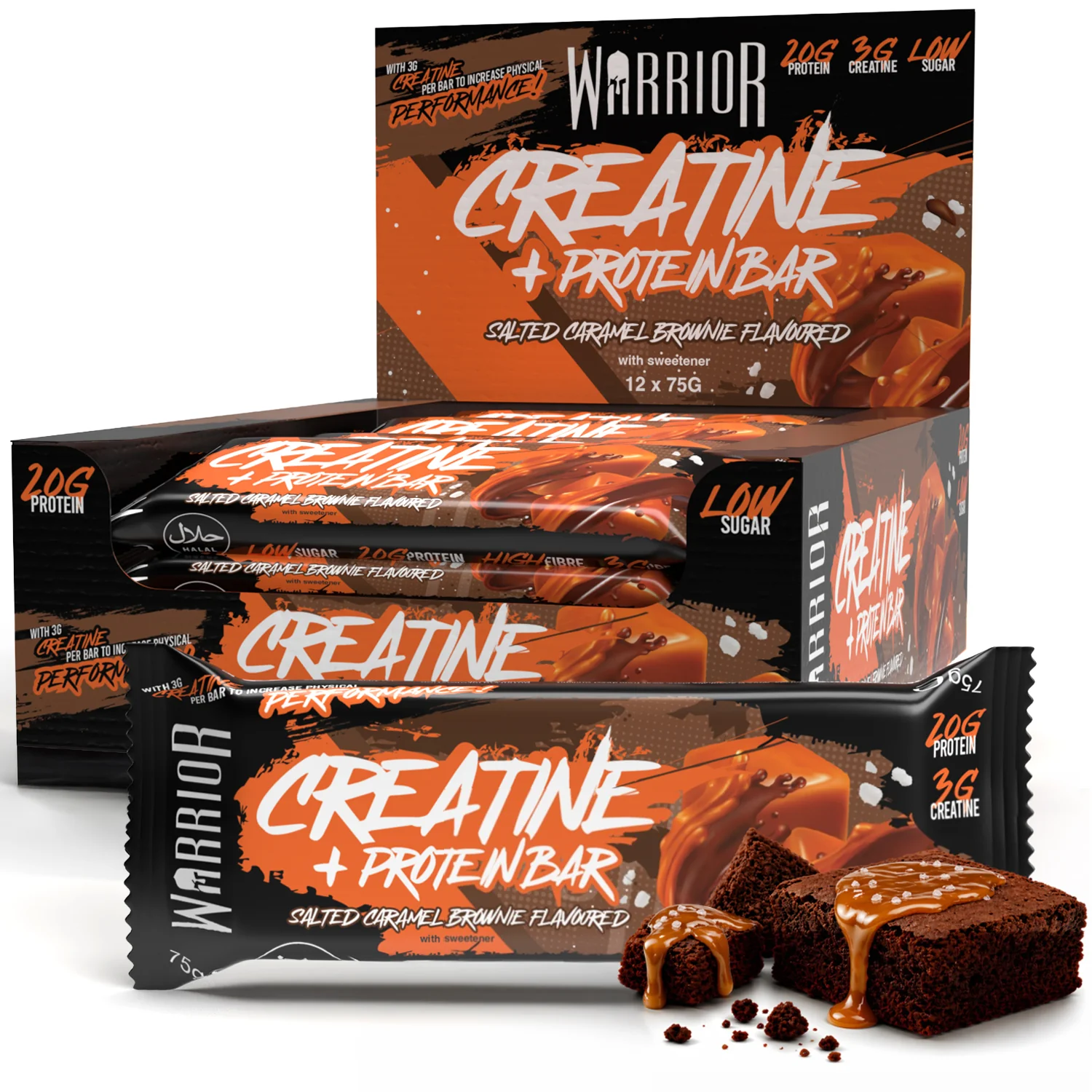 Warrior Creatine Protein Bars - 12 Bars - Strength + Muscle + Recovery - Image 19