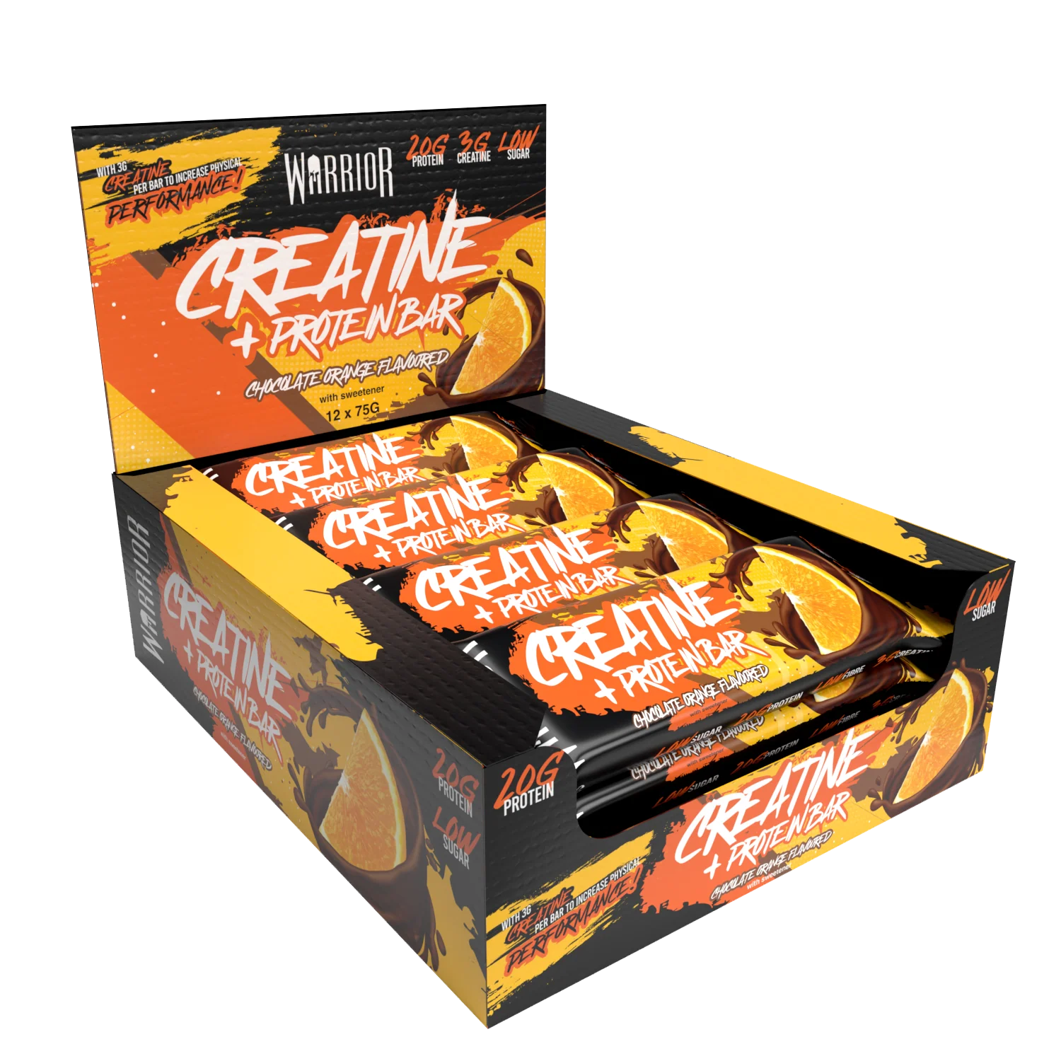 Warrior Creatine Protein Bars - 12 Bars - Strength + Muscle + Recovery - Image 20
