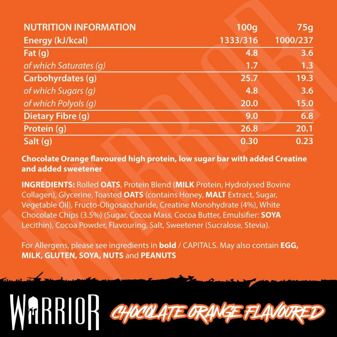 Warrior Creatine Protein Bars - 12 Bars - Strength + Muscle + Recovery - Image 5