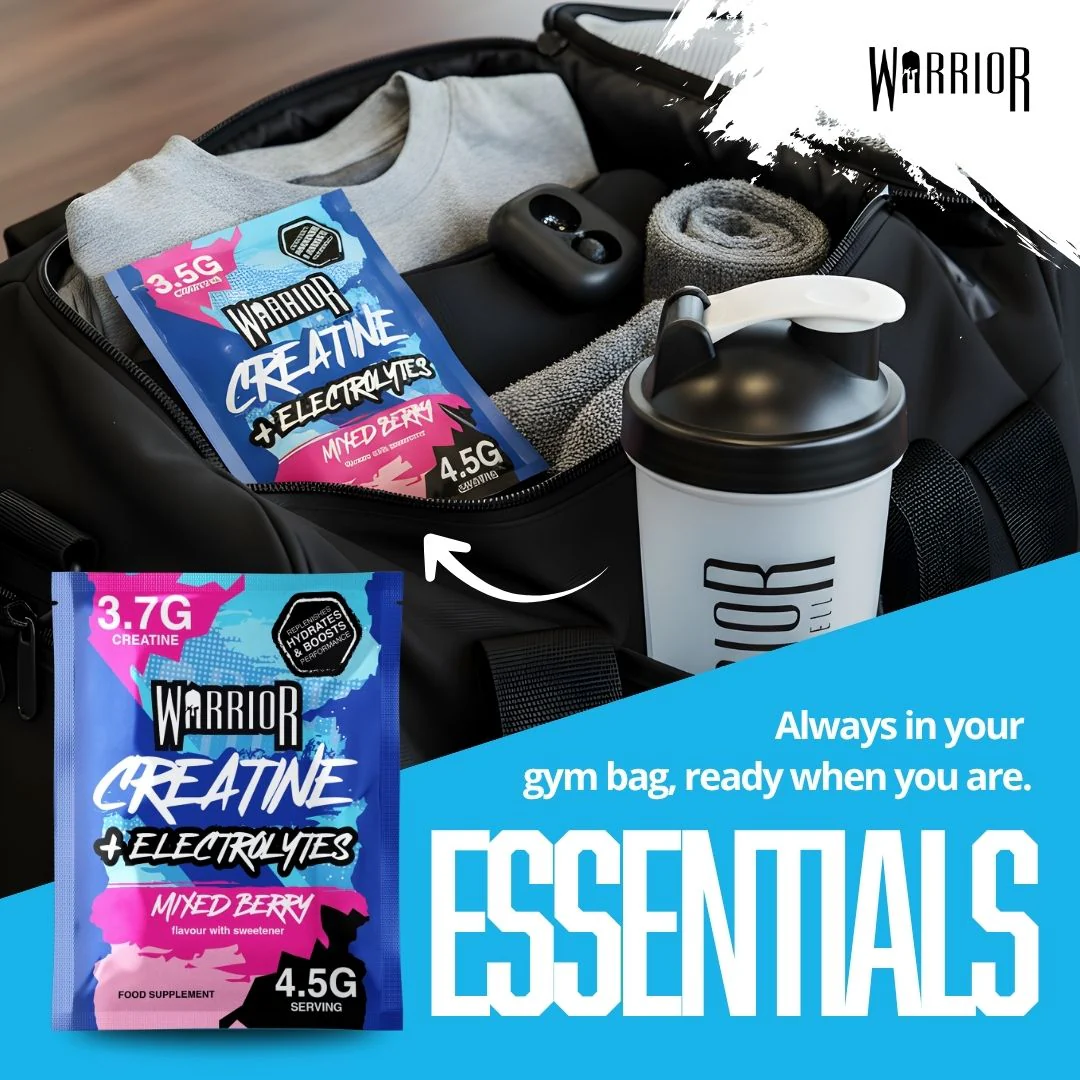 Warrior Creatine Plus Electrolytes – 15 Sachet Pack (30 Servings) - Image 5