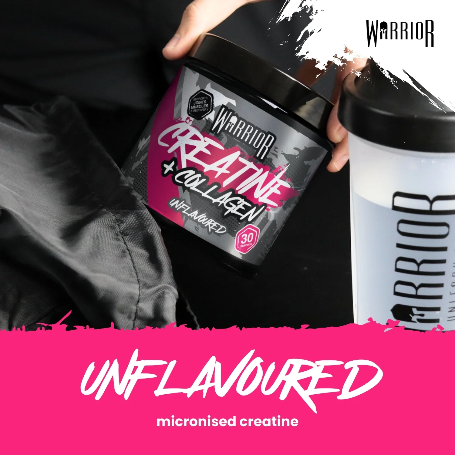 Warrior Creatine Plus Collagen - 30 Servings - Image 5