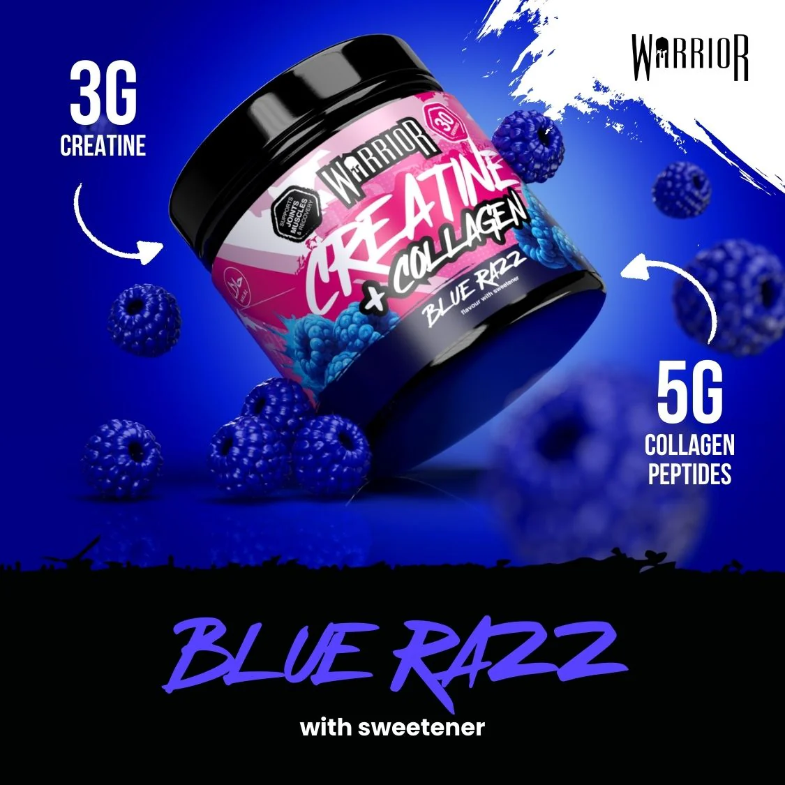 Warrior Creatine Plus Collagen - 30 Servings - Image 8