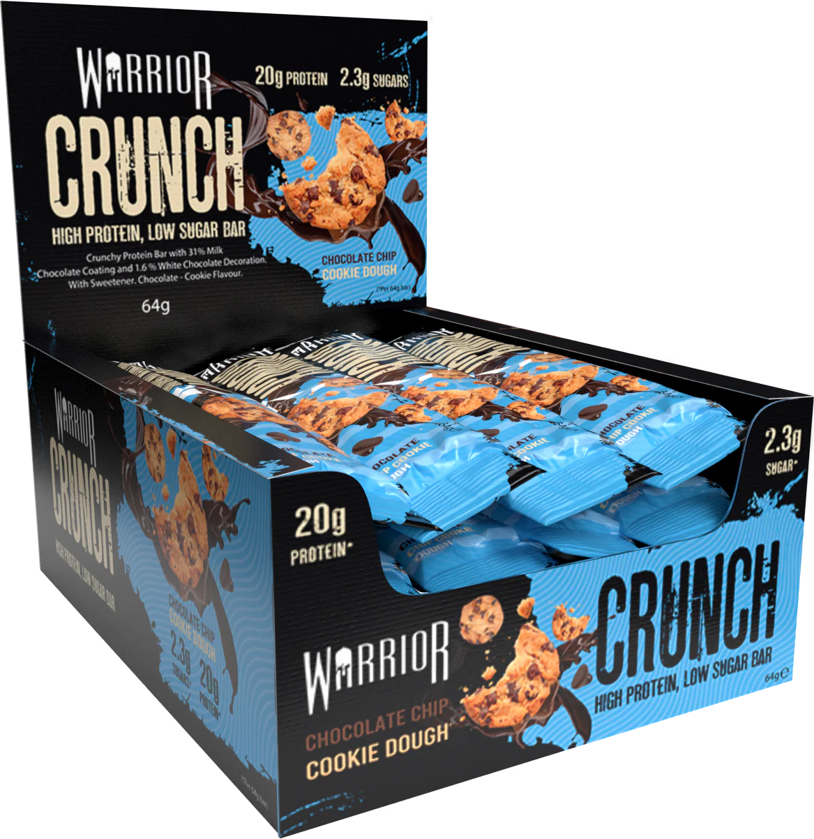 Warrior Crunch Protein Bars 12 x 64g - Image 10