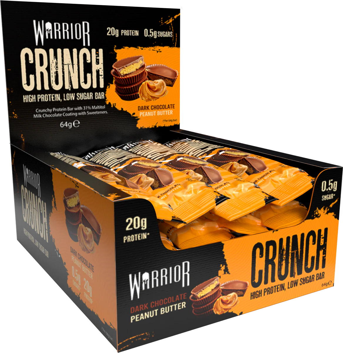 Warrior Crunch Protein Bars 12 x 64g - Image 11