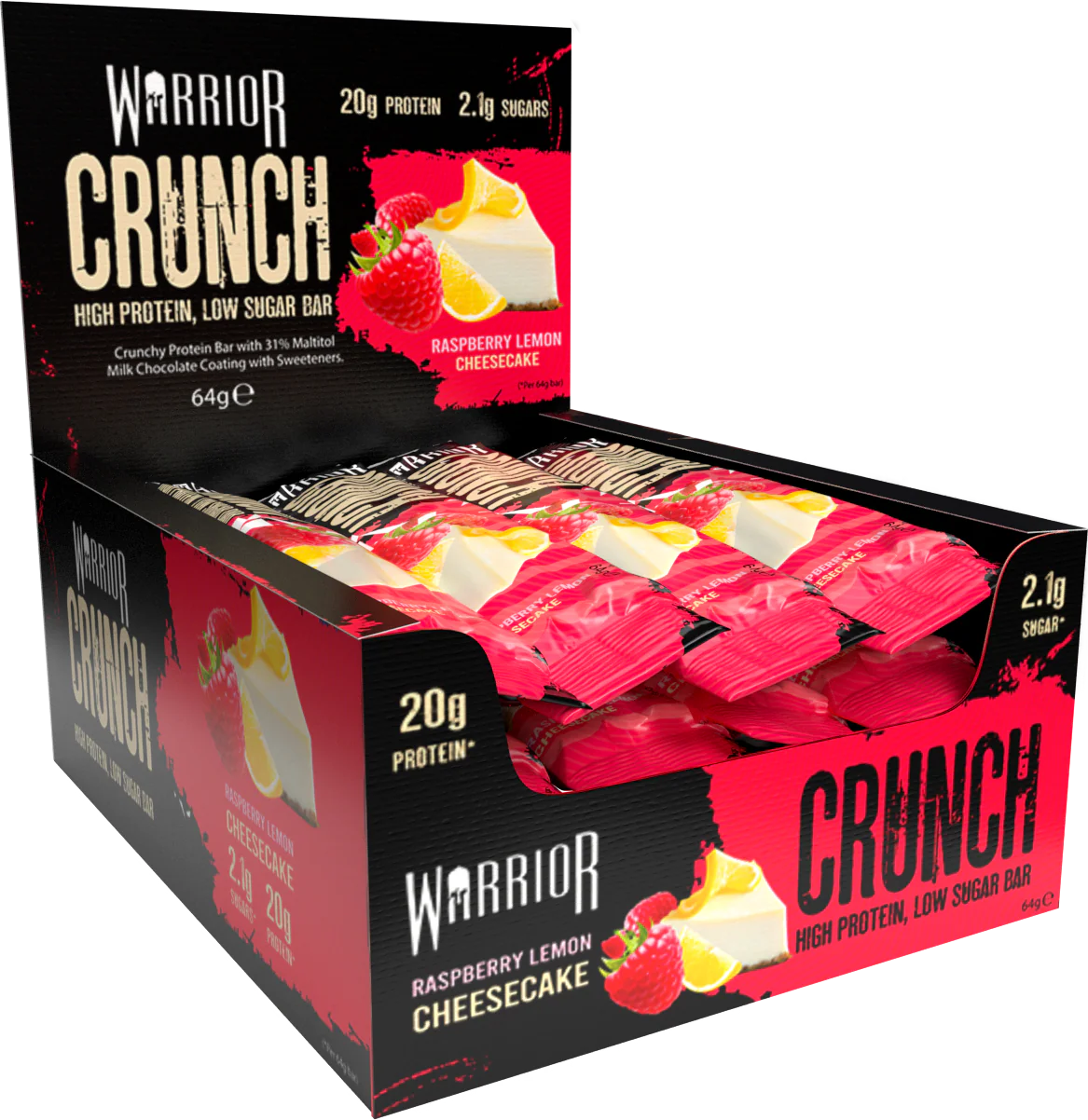 Warrior Crunch Protein Bars 12 x 64g - Image 14