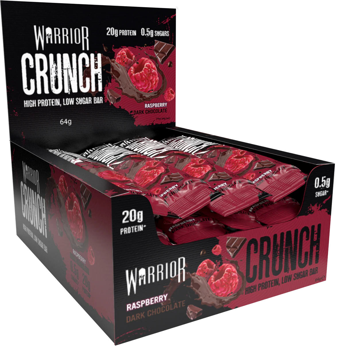 Warrior Crunch Protein Bars 12 x 64g - Image 17