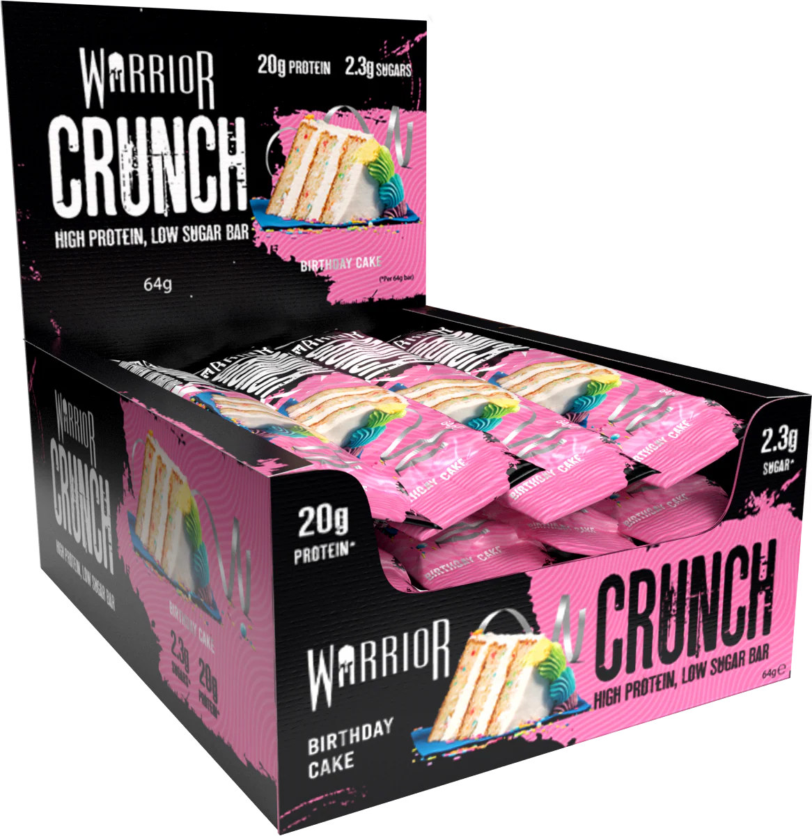 Warrior Crunch Protein Bars 12 x 64g - Image 18