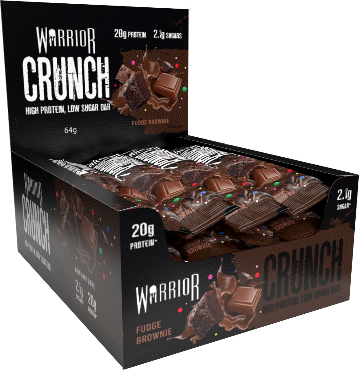 Warrior Crunch Protein Bars 12 x 64g - Image 21