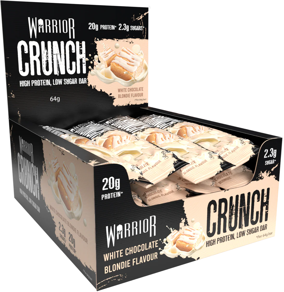 Warrior Crunch Protein Bars 12 x 64g - Image 28