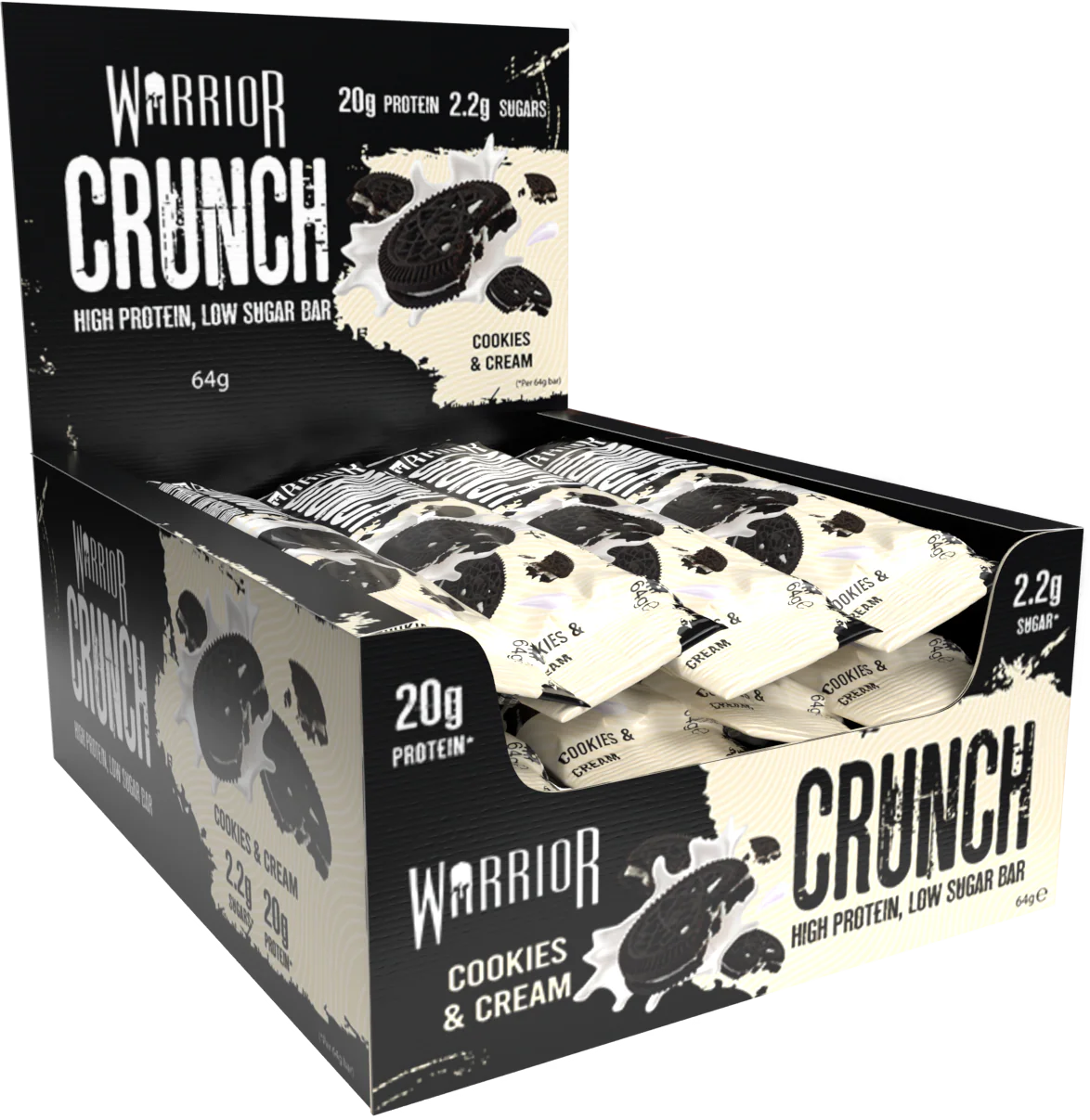 Warrior Crunch Protein Bars 12 x 64g - Image 29