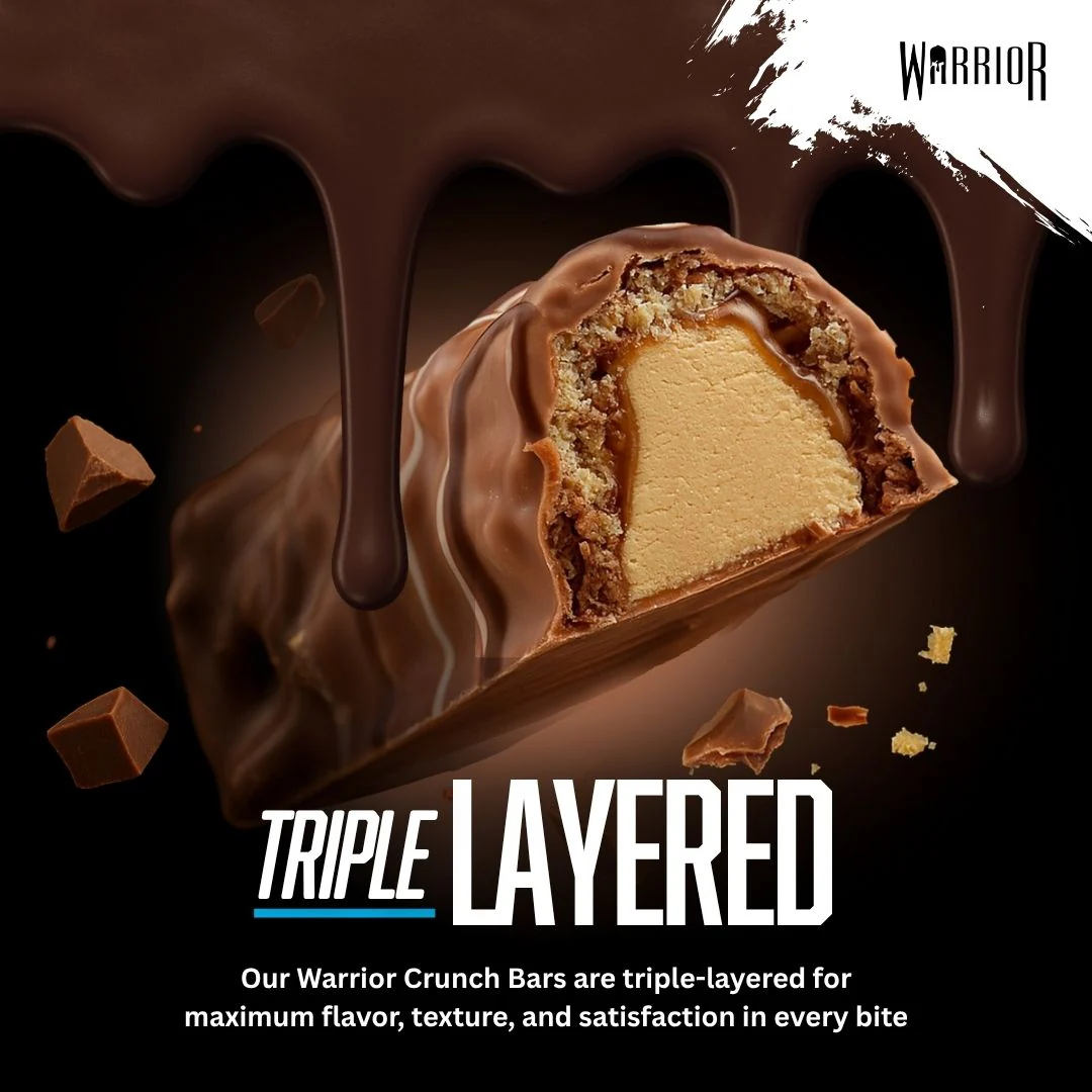Warrior Crunch Protein Bars 12 x 64g - Image 4