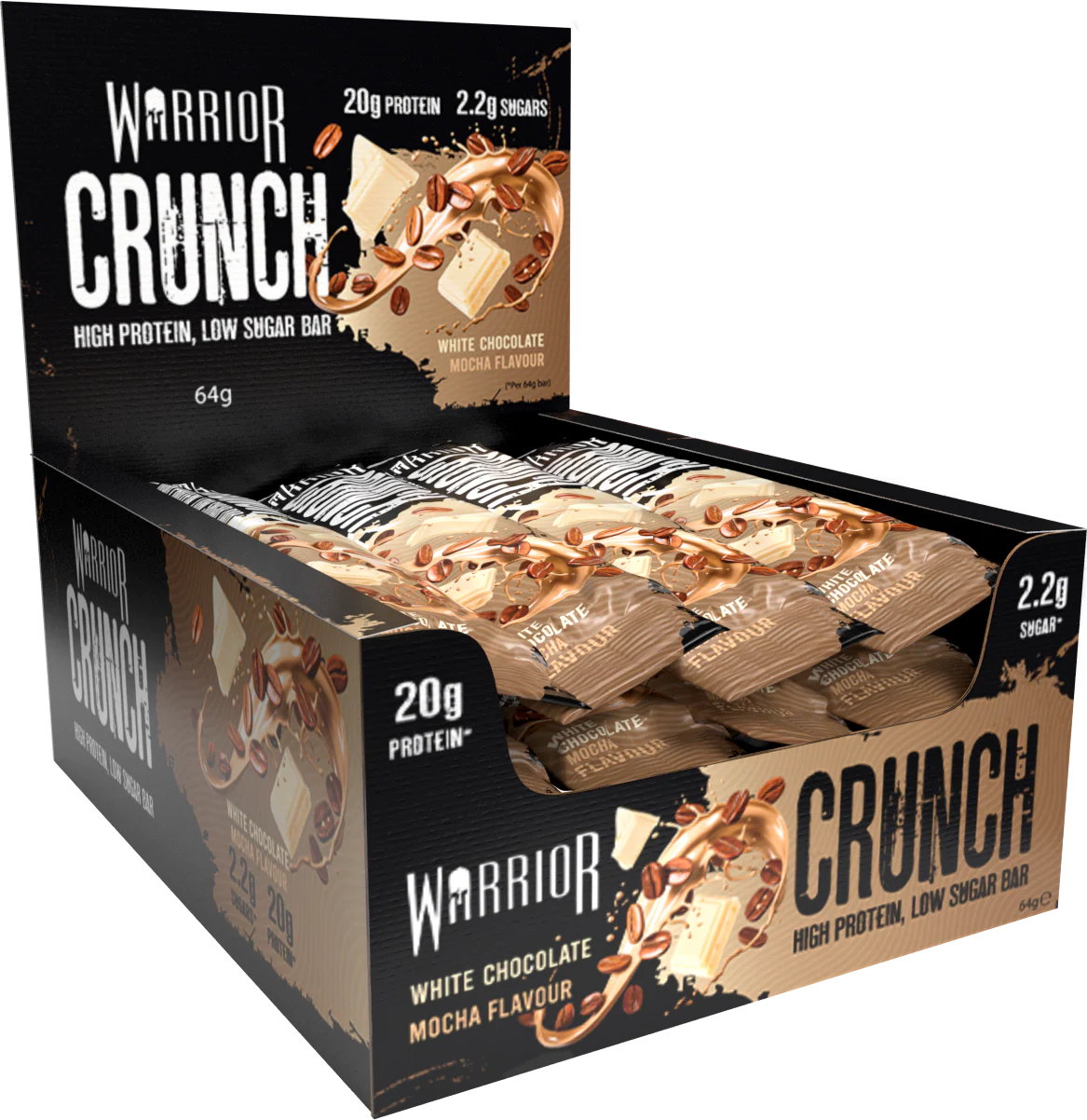 Warrior Crunch Protein Bars 12 x 64g - Image 8