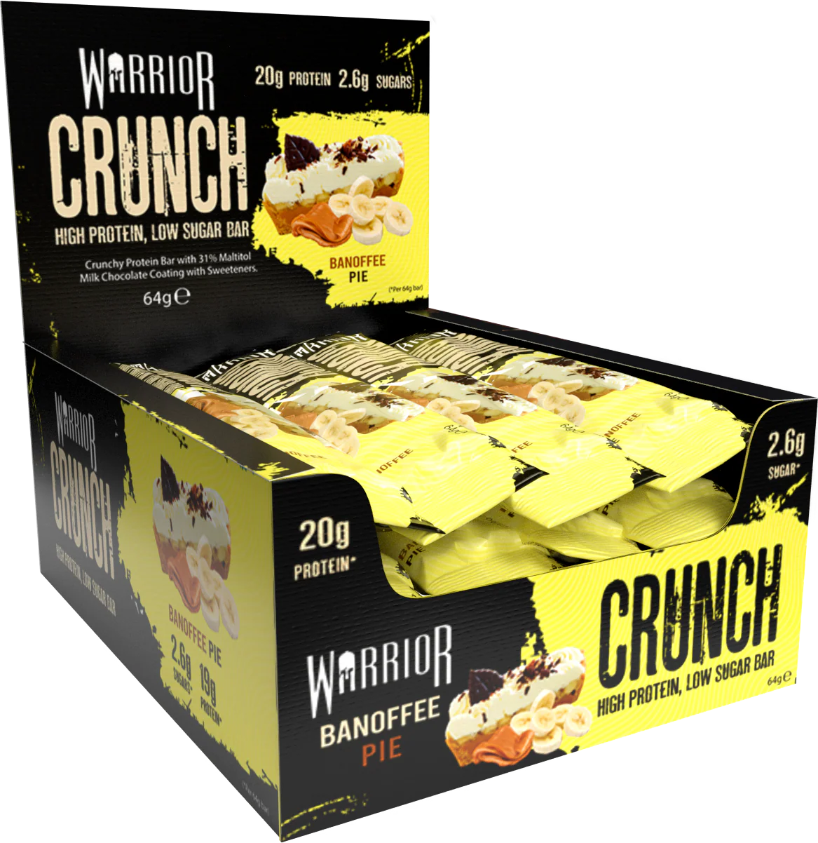 Warrior Crunch Protein Bars 12 x 64g - Image 9