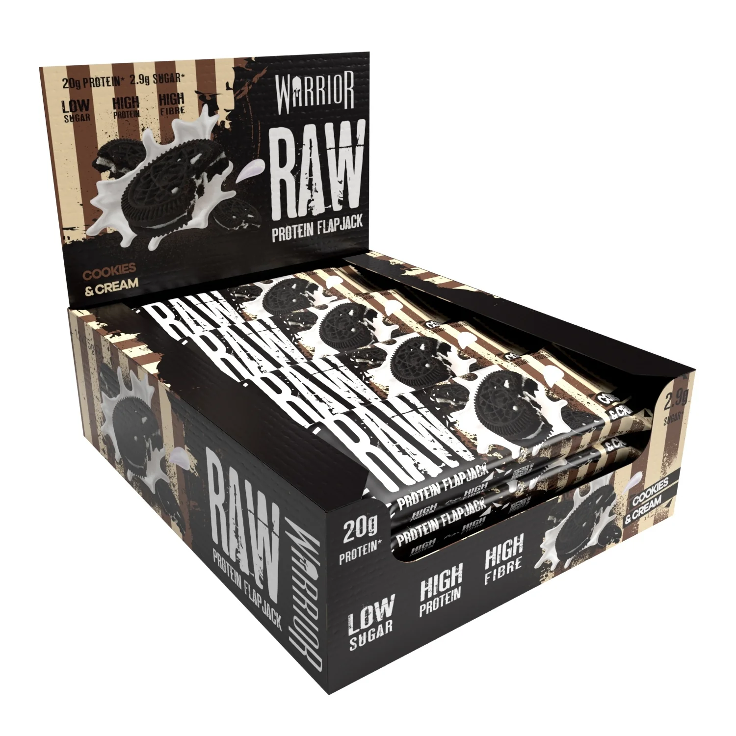 Warrior RAW Protein Bar - 12 x 75g Bars - Image 14