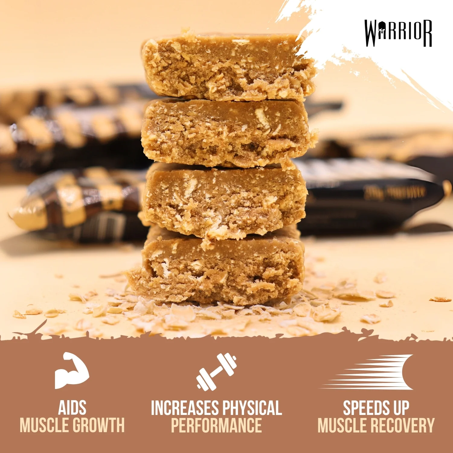 Warrior RAW Protein Bar - 12 x 75g Bars - Image 17