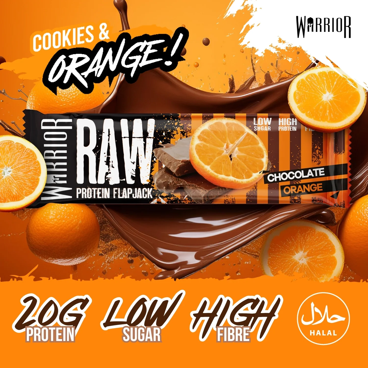 Warrior RAW Protein Bar - 12 x 75g Bars - Image 21
