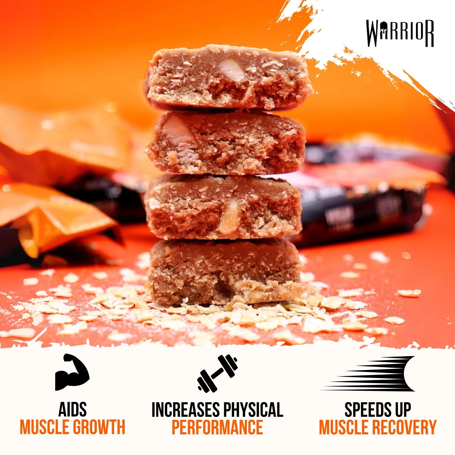 Warrior RAW Protein Bar - 12 x 75g Bars - Image 22