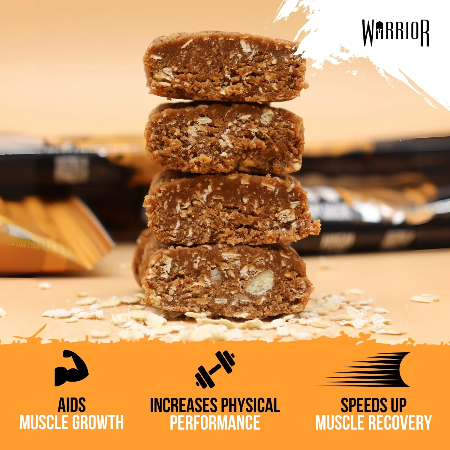 Warrior RAW Protein Bar - 12 x 75g Bars - Image 27
