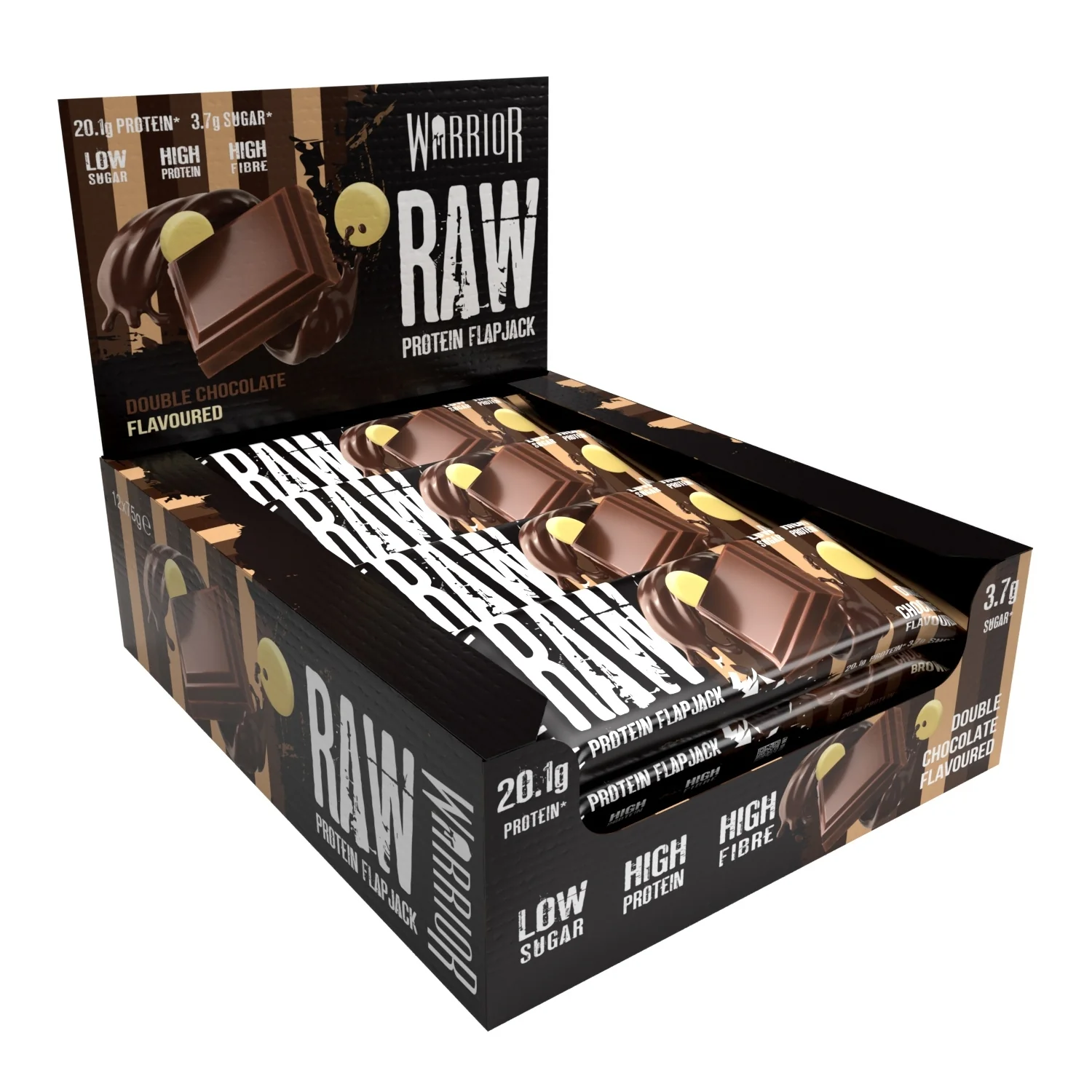 Warrior RAW Protein Bar - 12 x 75g Bars - Image 29