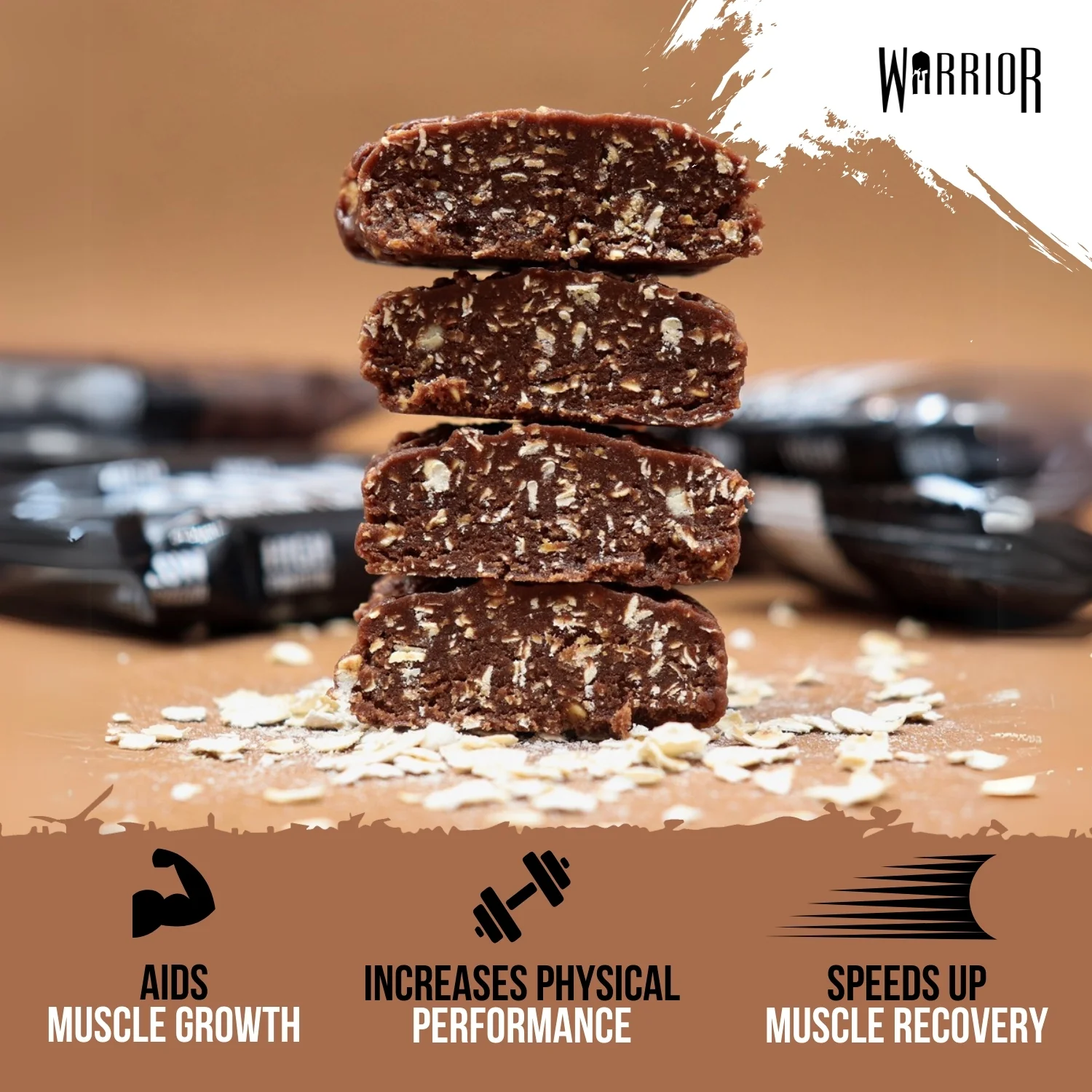 Warrior RAW Protein Bar - 12 x 75g Bars - Image 32