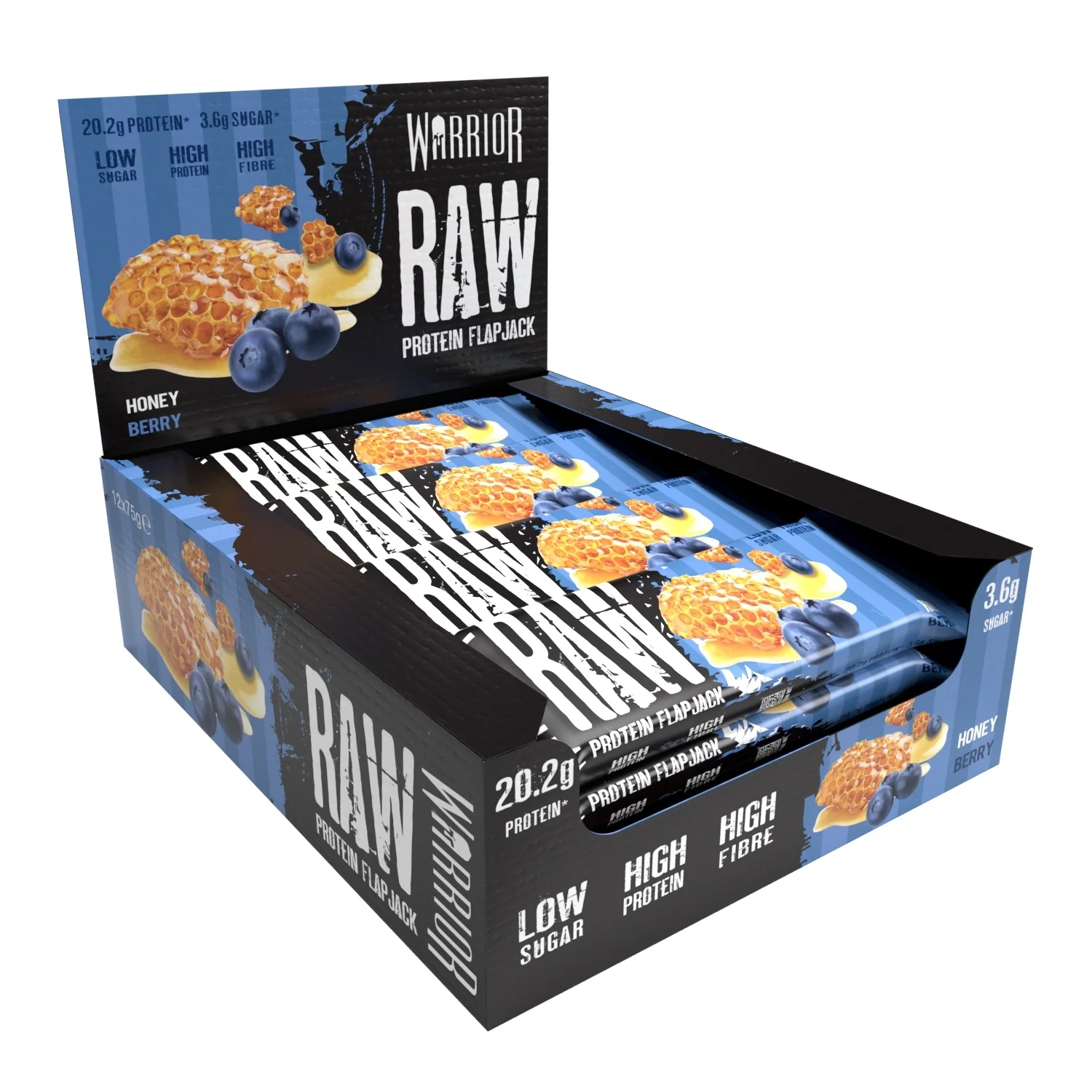 Warrior RAW Protein Bar - 12 x 75g Bars - Image 34