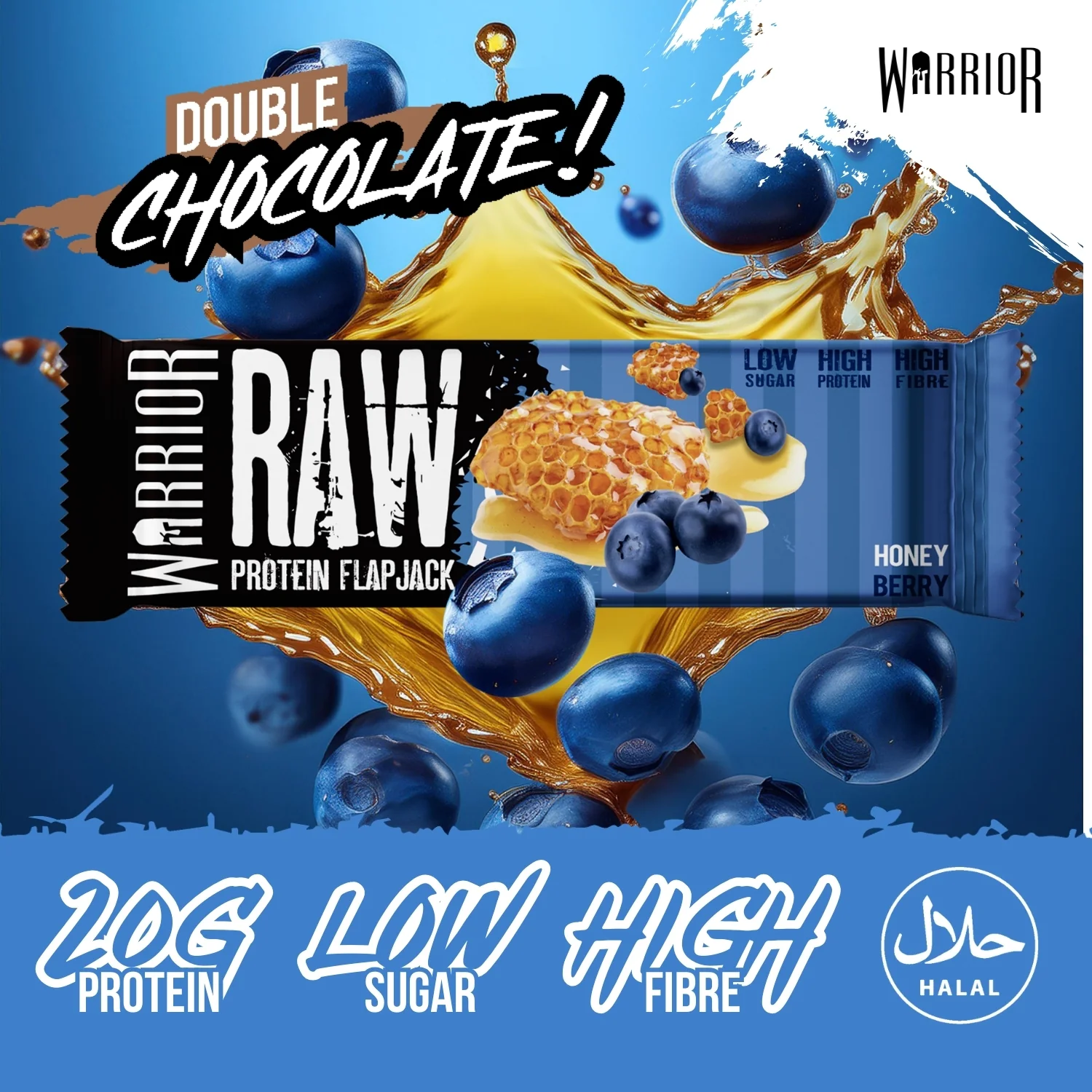 Warrior RAW Protein Bar - 12 x 75g Bars - Image 36