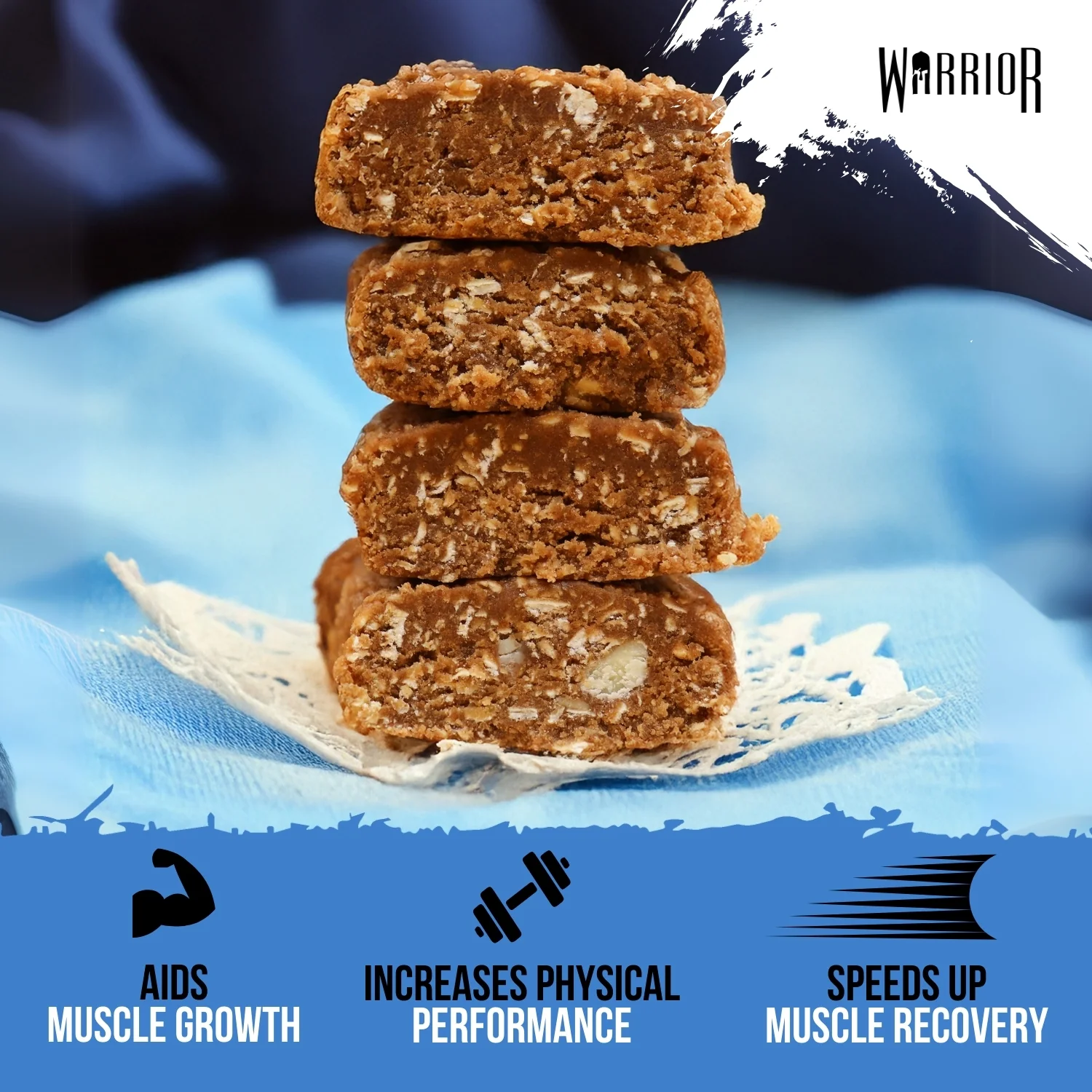 Warrior RAW Protein Bar - 12 x 75g Bars - Image 37