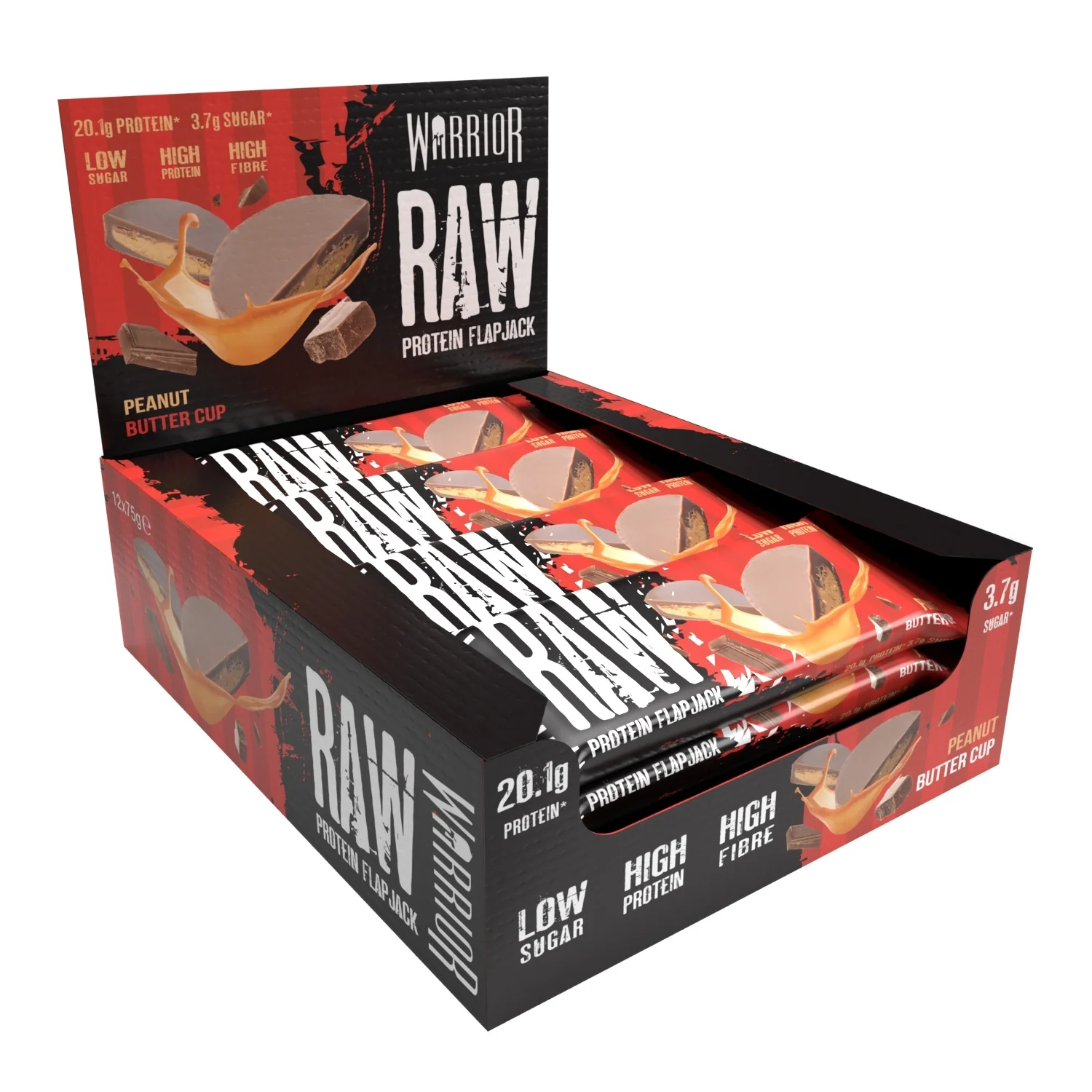Warrior RAW Protein Bar - 12 x 75g Bars - Image 39