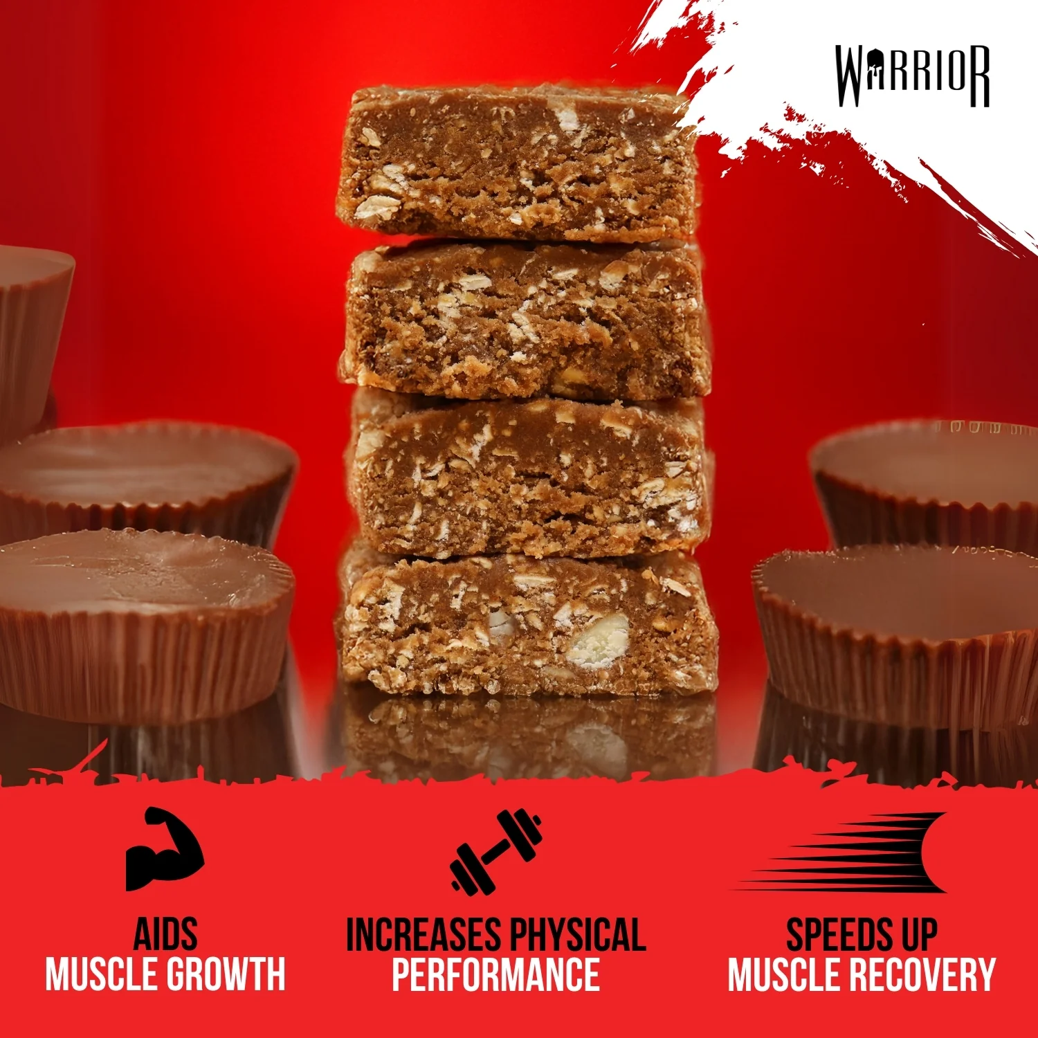 Warrior RAW Protein Bar - 12 x 75g Bars - Image 42