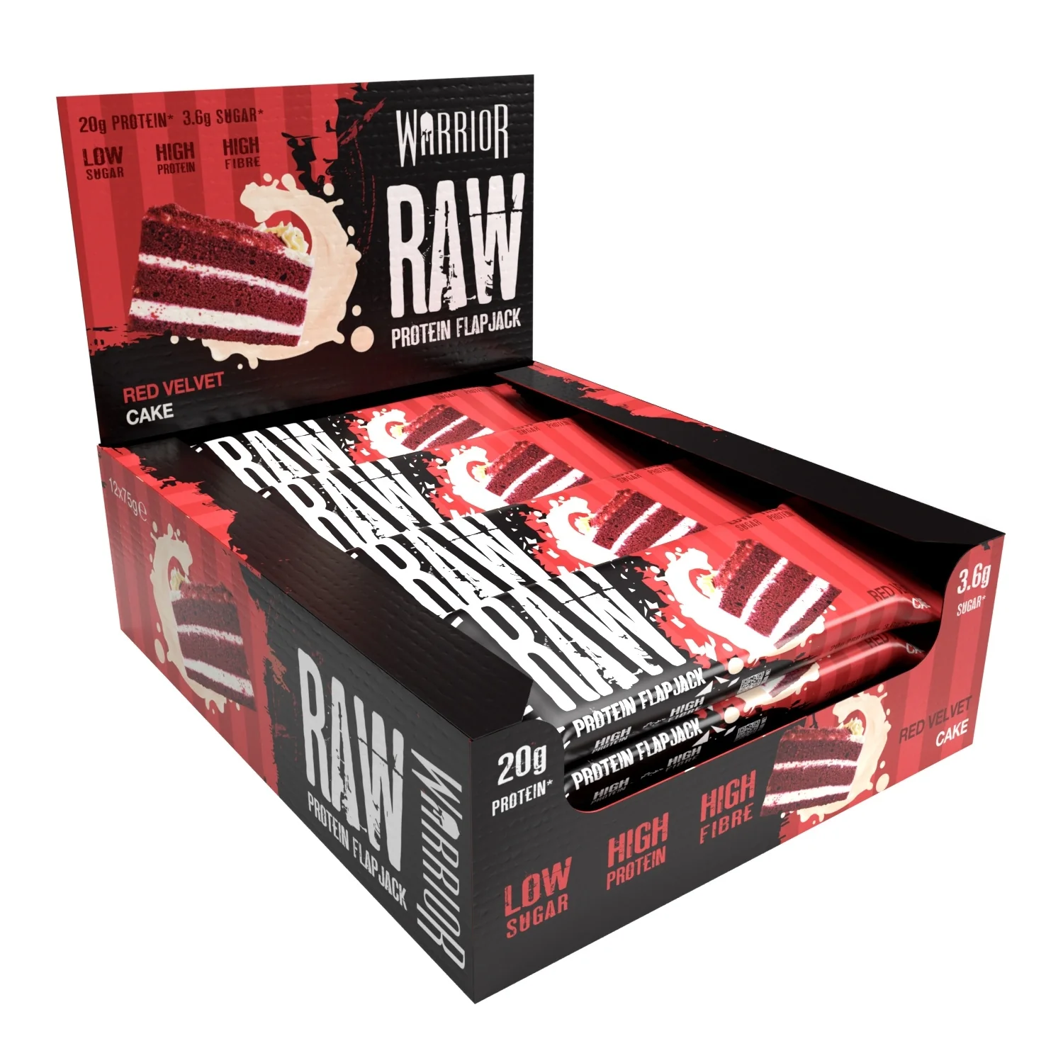 Warrior RAW Protein Bar - 12 x 75g Bars - Image 44