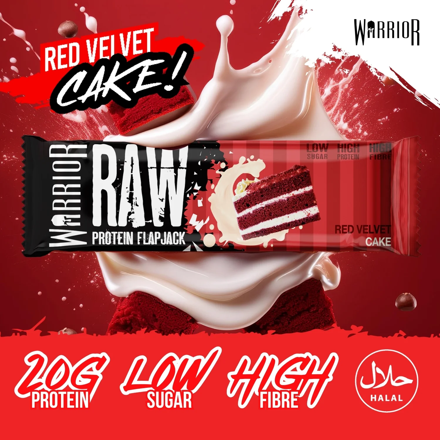 Warrior RAW Protein Bar - 12 x 75g Bars - Image 46