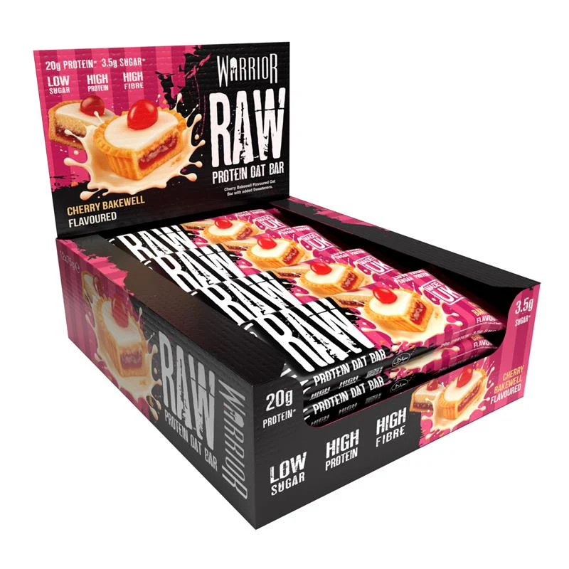 Warrior RAW Protein Bar - 12 x 75g Bars - Image 64