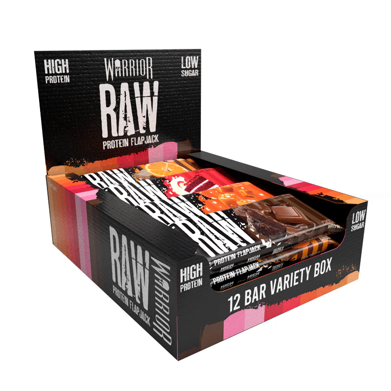 Warrior RAW Protein Bar - 12 x 75g Bars - Image 76