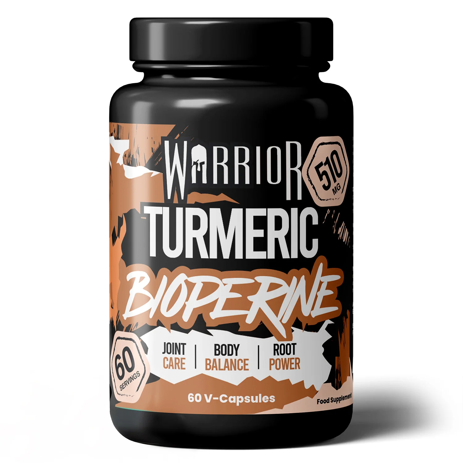 Warrior Turmeric with Bioperine 510mg - 60 Vegan Caps - Image 10