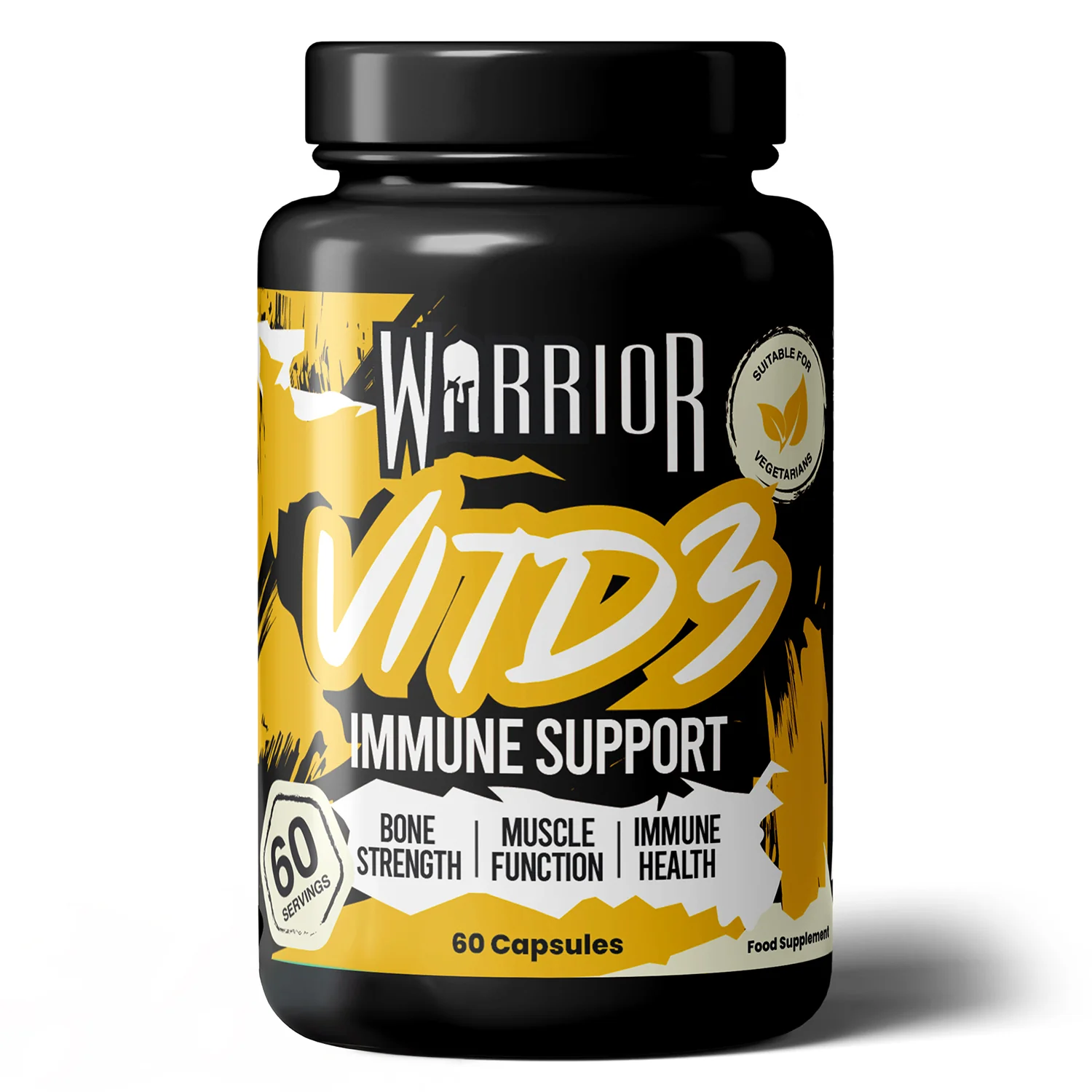 Warrior Vitamin D3 – 4000 IU (60 Tablets) | High Strength Immunity, Bone, Mood & Muscle Support - Image 10