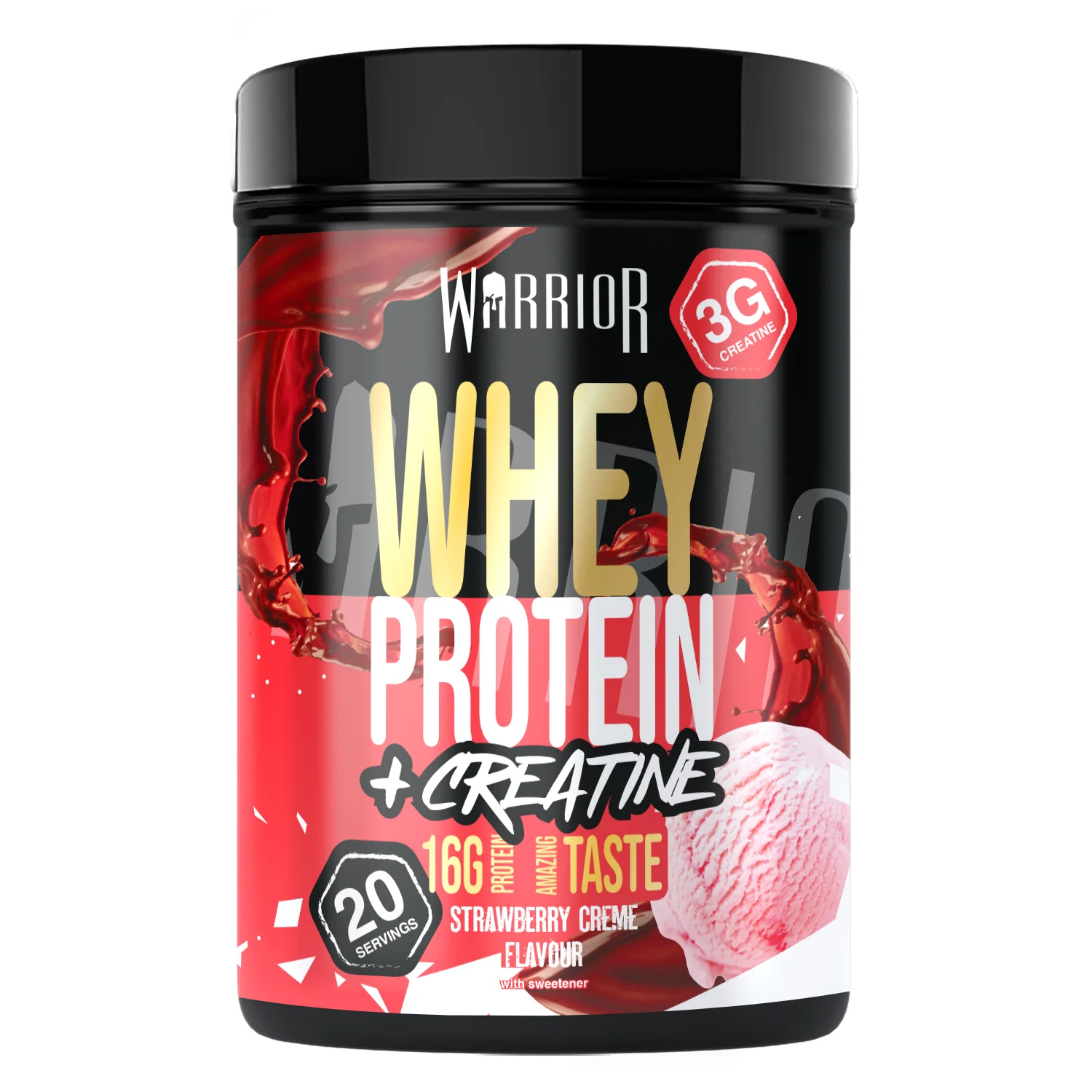 Warrior Whey Protein Plus Creatine | 500g Tubs | 20 Servings - Image 11