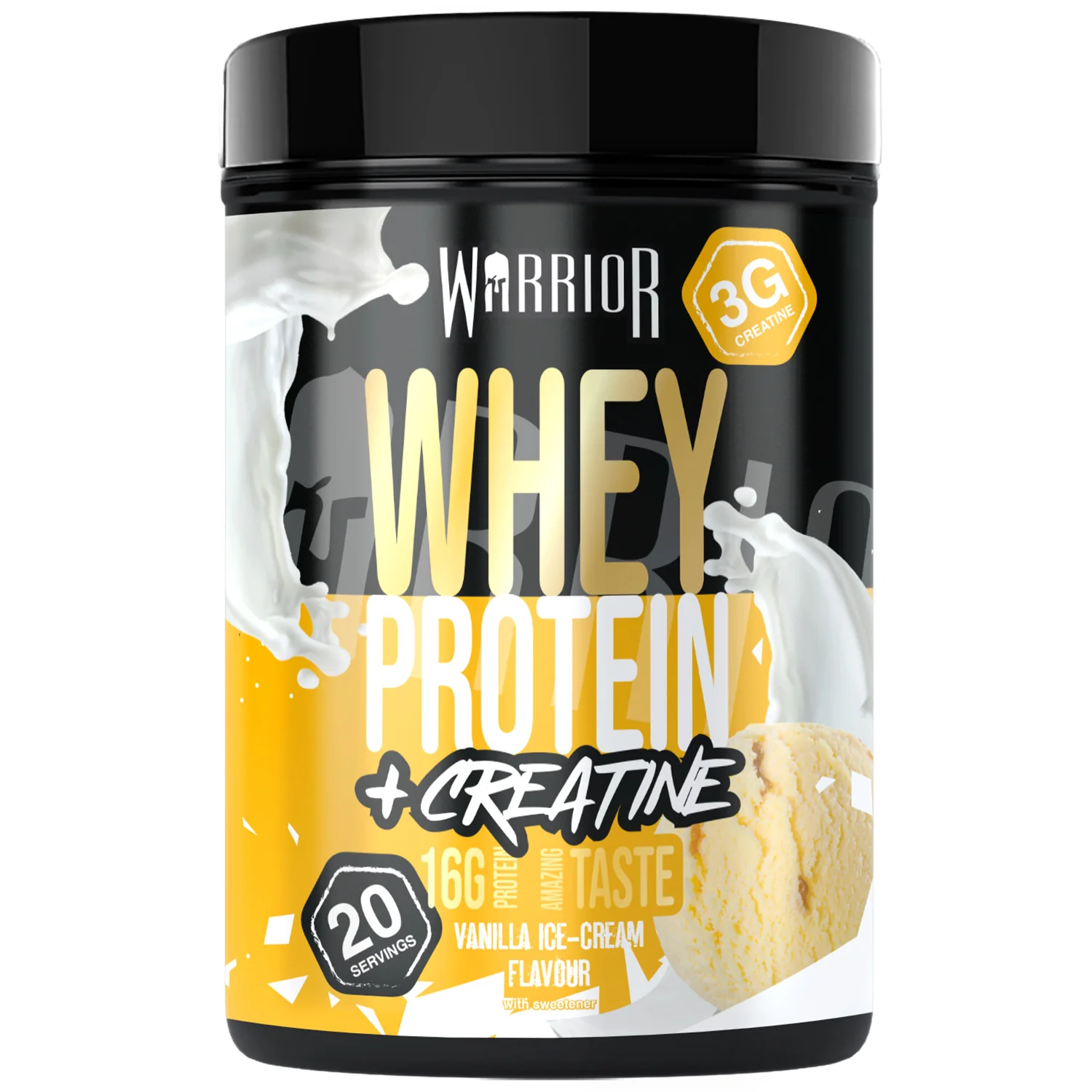 Warrior Whey Protein Plus Creatine | 500g Tubs | 20 Servings - Image 17