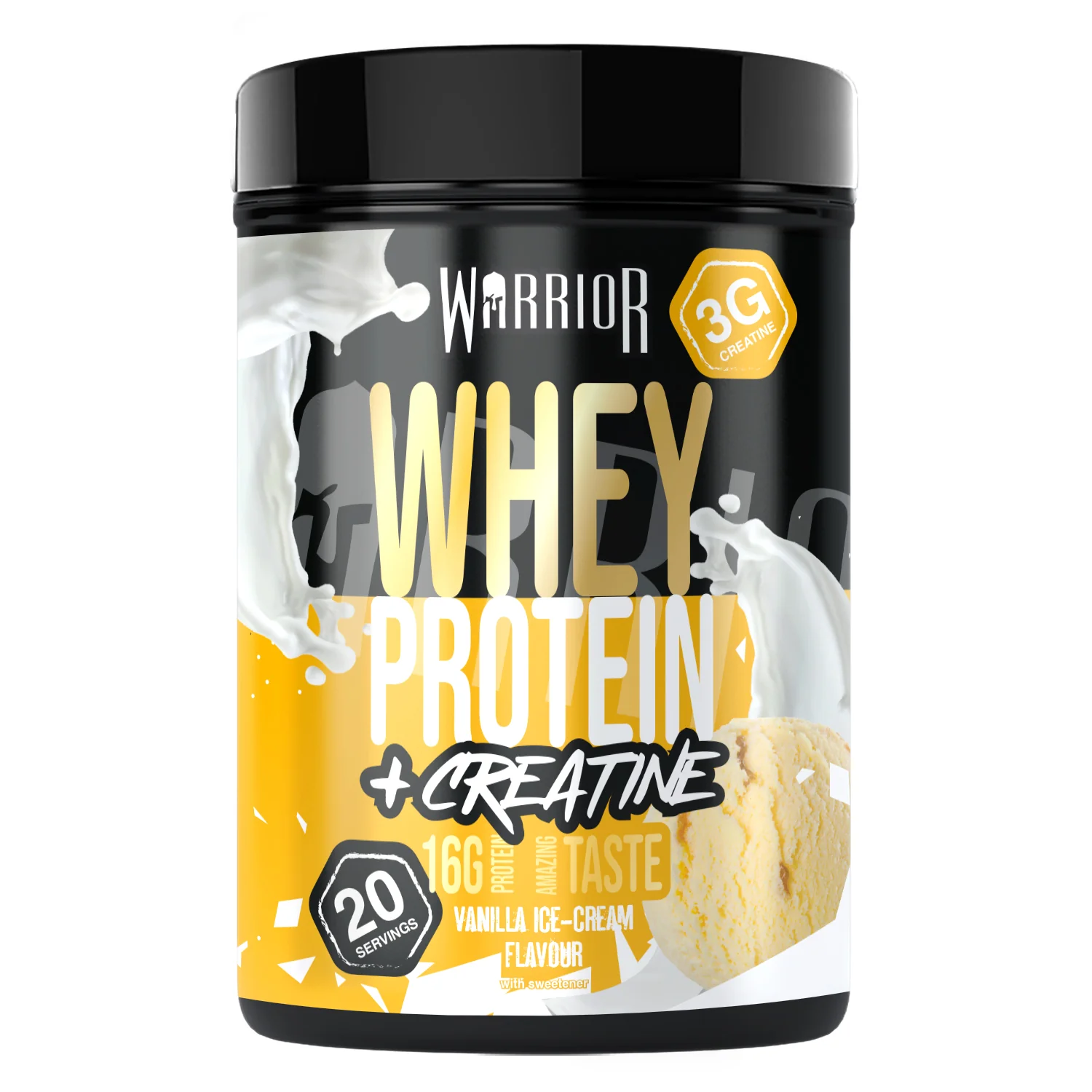 Warrior Whey Protein Plus Creatine | 500g Tubs | 20 Servings - Image 18